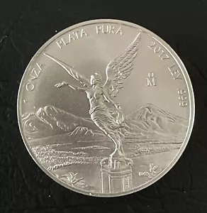 2017 1 oz moneta d'argento messicano Libertad (BU) - Foto 1 di 2