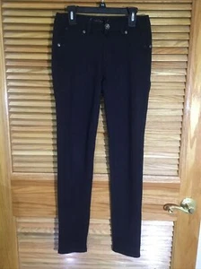 Justice Youth Girls Size 14R Black Jeans Leggings CK1-110 - Picture 1 of 4