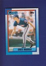 Greg Maddux HOF 1990 O-PEE-CHEE OPC MLB Baseball #715 (NM+) Chicago Cubs