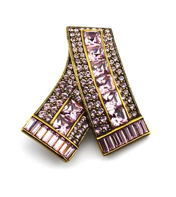 Heidi Daus Sparkle Strong Breast Cancer Awareness Pin - Image 1 of 4