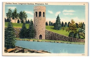 Carillon Tower in Longwood Gardens Wilmington Delaware Postcard - Picture 1 of 2