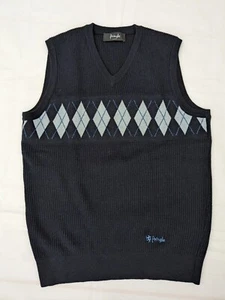 Pringle Tank Top Navy Wool Jumper M Medium 40 inch Sport Scotland - Picture 1 of 7