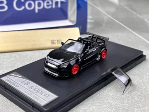 SH 1:64 Black LBWK Copen GTR Convertible Sports Model Diecast Metal K Car - Picture 1 of 8