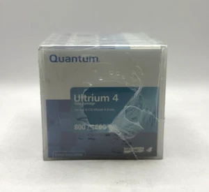 Pack 5 Quantum Ultrium 4 800/1600 GB Data Cartridge 0.5 Inch (MR-L4MQN-01) - Picture 1 of 4