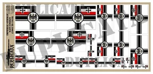 Diorama Accessory - Imperial German Navy Flag (1903-18) - 1/72, 1/48, 1/32, 1/35 - Picture 1 of 4