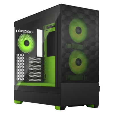 Fractal Design Pop Air RGB Green Core TG PC Computer Case ATX FD-C-POR1A-04 - Image 1 of 4