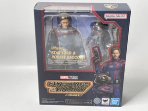 S.H.Figuarts STAR LORD & COHETE MAPACHE GUARDIANES DE LA GALAXIA VOLUMEN 3 BANDAI - Imagen 1 de 2