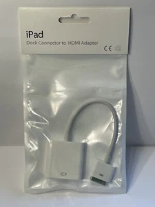 Apple iPad ~Dock Connector to HDMI Adapter~ New In Package - Afbeelding 1 van 3