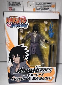 Bandai Naruto 36902 Anime Heroes Uchiha Sasuke Action Figure Open Box *Box Wear* - Picture 1 of 17
