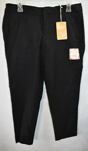 Pantalones Dockers negros talla 8 para mujer nuevos capri recortados adelgazantes - Imagen 1 de 7