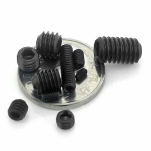 M1.6 M2 M2.5 M3 M4 M5 M6 M8 M10 Hex Socket Set Screws Headless Screws Grade 12.9 - Picture 1 of 4