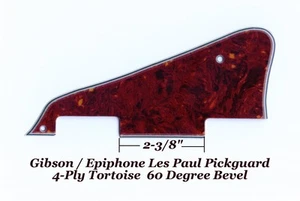 Les Paul LP Tortoise 4-Ply Pickguard W/HB PU Gibson Epiphone Project 60 Edge NEW - Picture 1 of 2