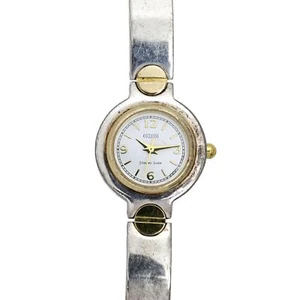 Eclessi 925 Solid Sterling Silver Ladies Two Tone VIntage Watch  - Picture 1 of 8