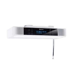 Küchenradio Unterbauradio DAB+ Digitalradio Bluetooth FM Tuner Stereoanlage LED