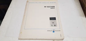HP 86601A RF Section Operating and Service Manual - Bild 1 von 1
