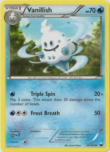Pokemon - Vanillish - 34/108 - Uncommon - BW - Dark Explorers - NM - Picture 1 of 1