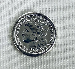 MINI moneda de dólar Morgan 1878 - menos de media pulgada - Imagen 1 de 6