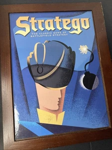 Stratego Wooden Box Bookshelf Complete Vintage Game Collection 2005 Board Game - Picture 1 of 6