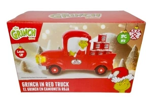 Dr. Seuss The Grinch In Red Truck With Who Hash Light Up Weihnachtsdeko 2025 - Bild 1 von 3
