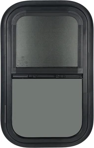 Paquete de 2 ventanas verticales para autocaravana Outprize - 15"X22" tintadas deslizantes con pantalla, paquete de 2 - Imagen 1 de 9