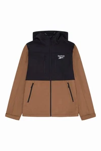 Reebok Mens Softshell Jacket Timber Brown - Picture 1 of 12