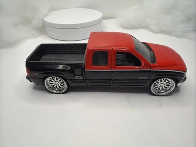 Welly 1999 Chevrolet Silverado 1500 литая черная модель грузовика игрушка Z71 редкая - Изображение 1 из 4