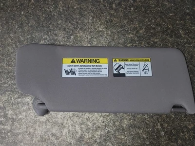 09 - 15 Honda Pilot Left Driver Sun Visor Shade Lighted Dk Gray Used OEM - Image 1 of 4