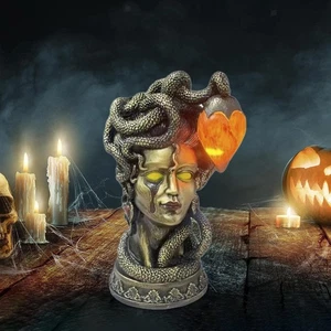 Figurine Table Lamp Art Gothic Statue Table Light for Tabletop - Picture 1 of 7