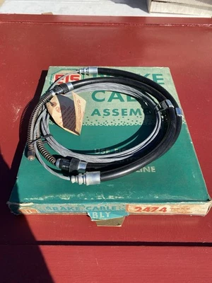 1966 1967 FORD FALCON REAR BRAKE CABLE EIS 2474 71¾” - Image 1 of 4