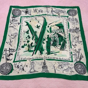 Dartmouth vintage scarf 1949 rare rare 34 inches - Picture 1 of 7