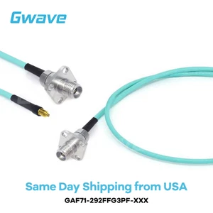 2.92mm 4 Hole Flange Female to G3PO Female RG-405SS Flexible Cable, DC-40GHz - Picture 1 of 9
