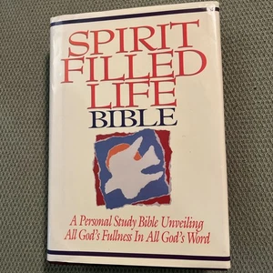 Spirit Filled Life Bible NELSON 1252 by Jack W. Hayford 1991 Hardcover Red Ltr - Imagen 1 de 12