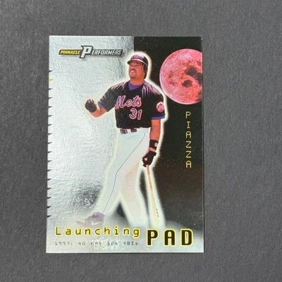 Plataforma de lanzamiento Pinnacle Performers 1998 Mike Piazza #20 patio Foto 1 de 2