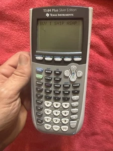 Texas Instruments TI-84 Plus silver edition calcolatrice grafica testata no cover - Foto 1 di 12