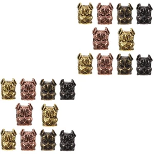 2 Pack Legierung Hundekopf Armband Accessoires Verbindungsanhänger Aus - Bild 1 von 12