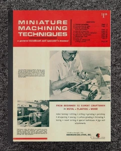 41 Unimat DB-SL Mini Torno Operadores Inst Manual Se Adapta a AEI MMT Rojo MM41 - Imagen 1 de 15