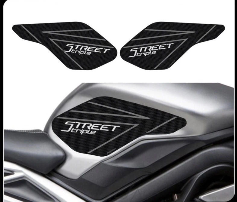 PARA Triumph Street Triple 2013-2025 tanque de combustible antideslizante y pegatina antiarañazos Foto 1 de 1