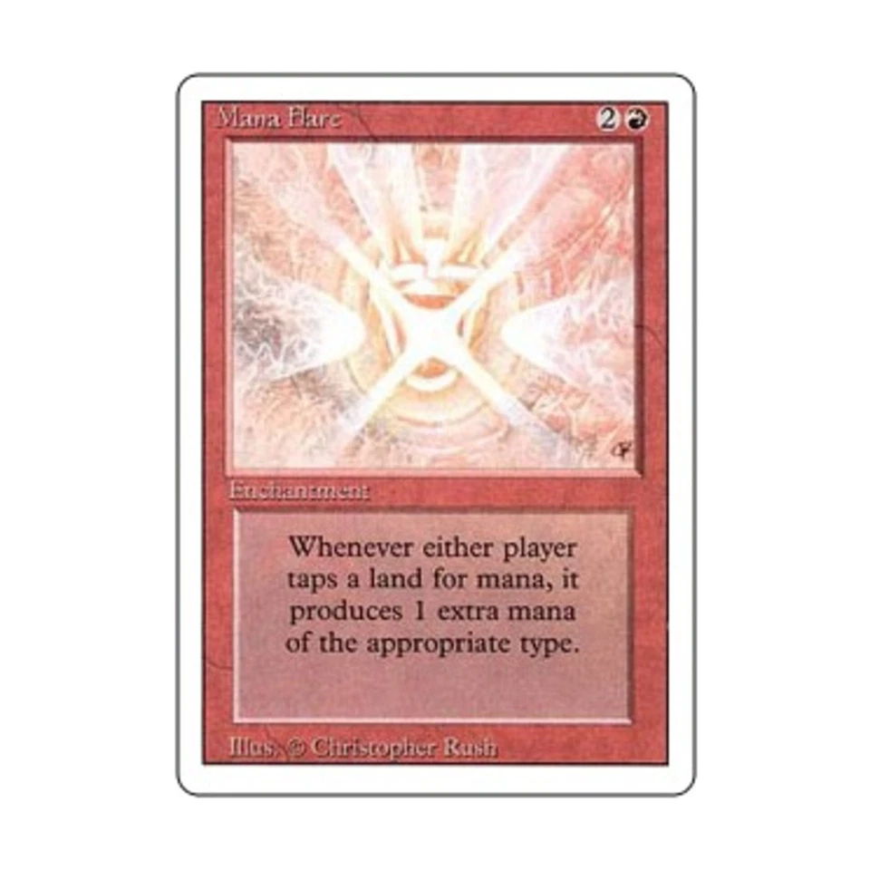 WOTC MtG 3rd Ed Mana Flare (R) VG - Image 1 of 1