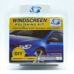 Glass Polish Windscreen Kit – Removes Water Marks, Wiper Haze & Scuffs – New - Picture 1 of 3