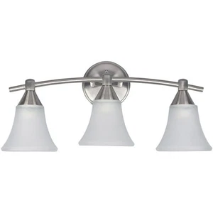 Canarm Lighting IVL221A03BPT Madison Bathroom Vanity Light Brushed Pewter - Picture 1 of 5