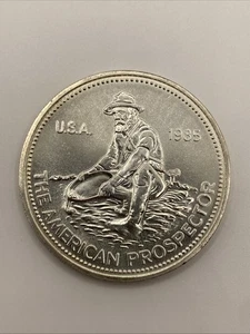 1985 Englehard il prospettore americano tondo argento 1 oz .999 + - Foto 1 di 2