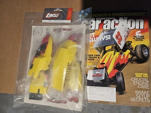 Vintage Losi LOSB1362 Mini Slider Painted Body Yellow Rare NIB - Picture 1 of 3