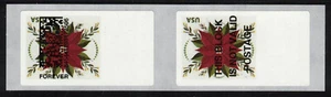 CVP114 Poinsettia inverted print ATM single Earliest known APC/Frama/SSK Rare! - Picture 1 of 1