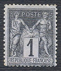 TIMBRE FRANCE NEUF AVEC CHARNIERE  N° 83 * TYPE  SAGE