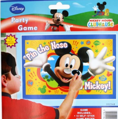 Fun Disney Cartoon Mickey Mouse Birthday Party Game Pin a Tail on a Donkey
