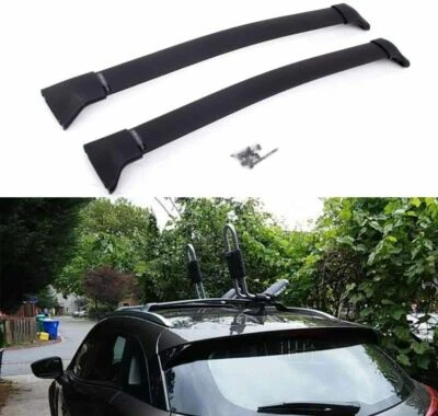 2Pcs Fit for Mazda CX-3 CX3 2016-2023 Aluminum Roof Rail Rack Cross Bar Crossbar - Image 1 of 4