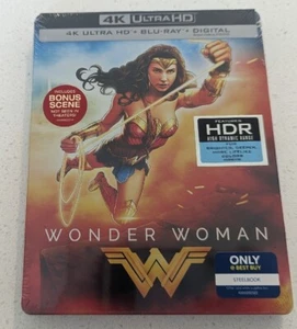 Wonder Woman SteelBook 4K Ultra HD + Blu-Ray + Digital - Best Buy Exclusive - Picture 1 of 17