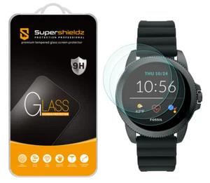 3X Supershieldz Tempered Glass Screen Protector for Fossil Men's Gen 5E 44mm - Picture 1 of 5