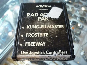RAD ACTION PAK / ATARI 2600 VIDEO GAME CARTRIDGE / CARTRIDGE ONLY - Picture 1 of 3