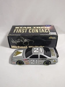 1996 Michael Waltrip #21 Citgo Star Trek Wood Brothers Ford 1/24 NASCAR Diecast - Picture 1 of 13